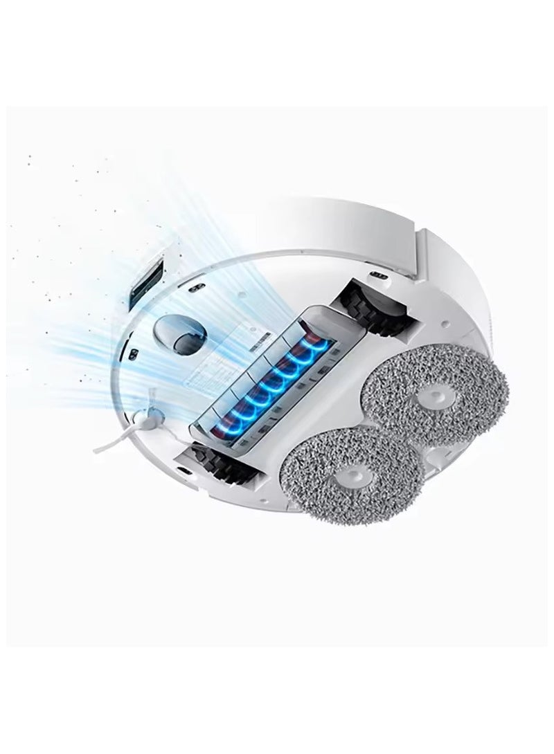 Xiaomi Robot Vacuum H40, Smart Navigation, 10000Pa Suction, Anti-tangle Mopping & Vacuuming, 4L Dust Bag, 340x340x97mm, App Control, 5200mAh Battery 1000 W H40 WHITE - Image 3