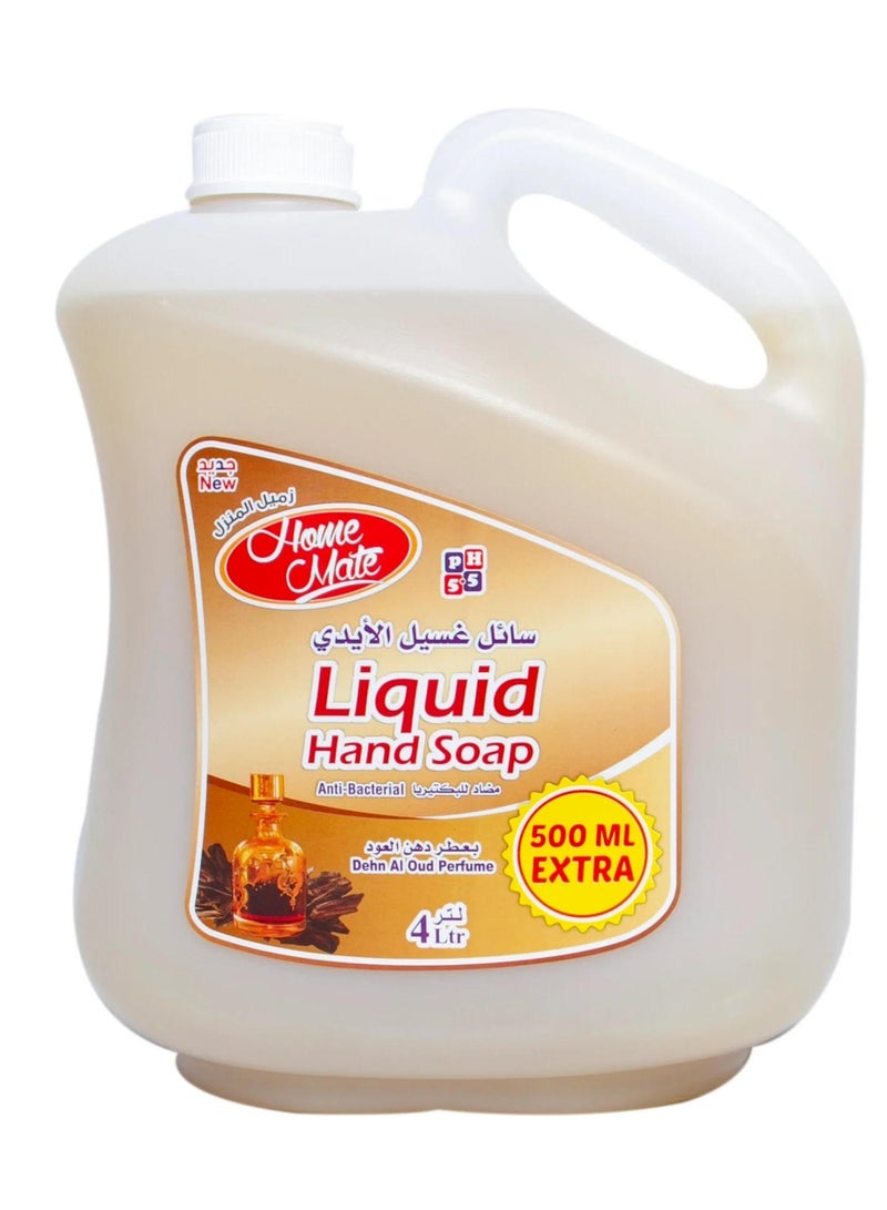 Home Mate Liquid Hand Soap Dehn Al Oud Perfume 4.5 Litres - Image 1
