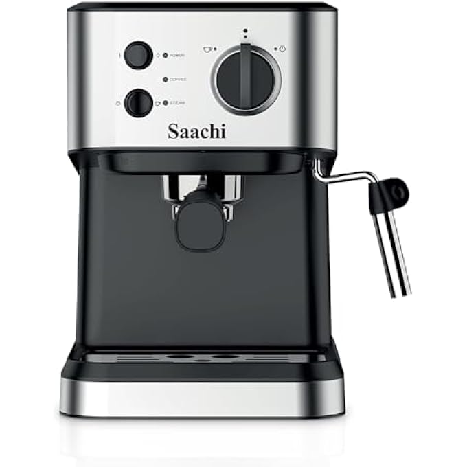 ساتشي ماكينة صنع القهوة NlCof7068Bk مع مضخة ضغط عالية 20 بار - Image 1