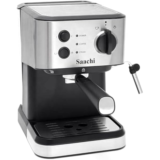 ساتشي ماكينة صنع القهوة NlCof7068Bk مع مضخة ضغط عالية 20 بار - Image 3