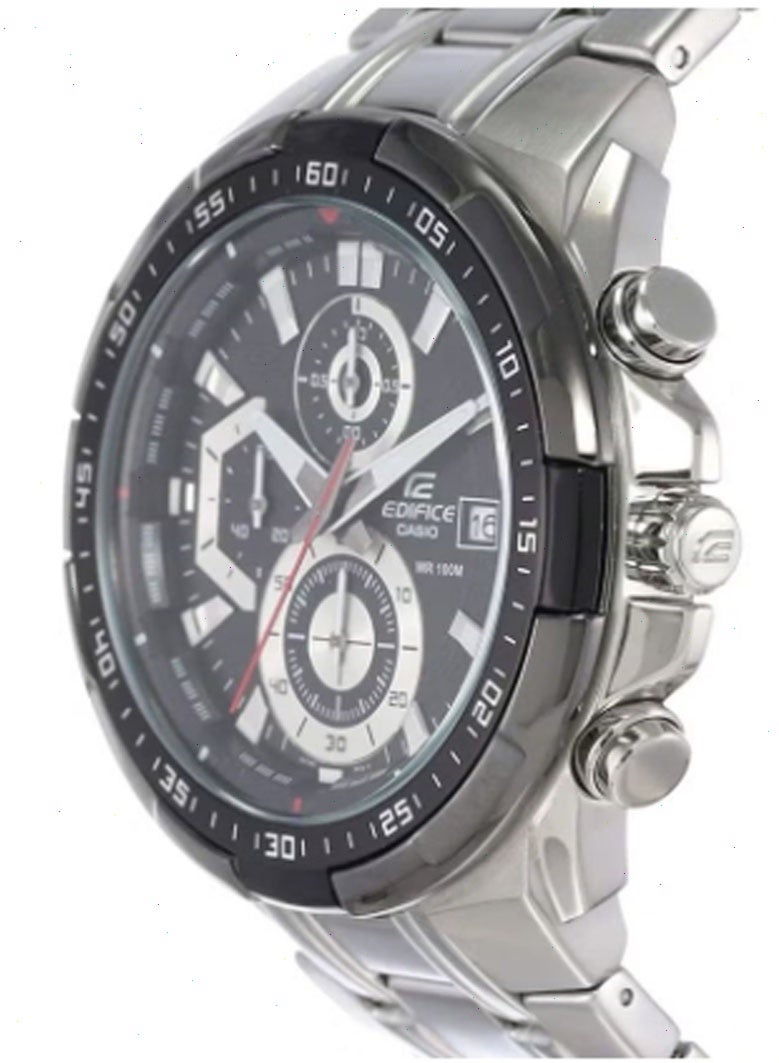 CASITE CASIO Edifice Water Resistant Chronograph Watch EFR-539D-1A - 50 mm - Silver - Image 3
