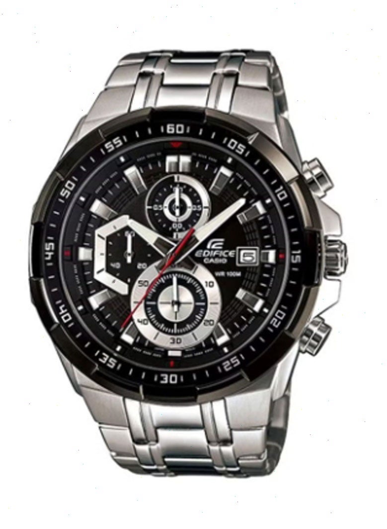 CASITE CASIO Edifice Water Resistant Chronograph Watch EFR-539D-1A - 50 mm - Silver - Image 1