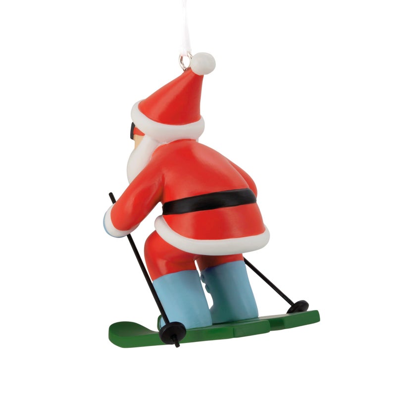 Hallmark Skiing Santa Christmas Ornament - Image 2