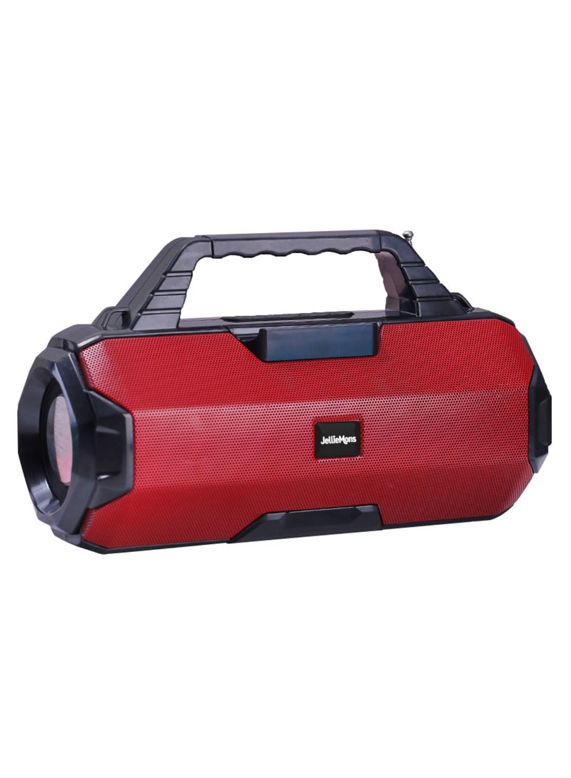 JellieMons Wireless Bluetooth Speakers, Bax Series, TF/Micro SD, USB, FM Radio, 1200 mAh, Torch - SP-109