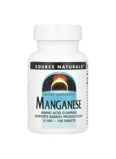 Source Naturals Source Naturals, Manganese , 10 mg, 100 Tablets  - Image 1