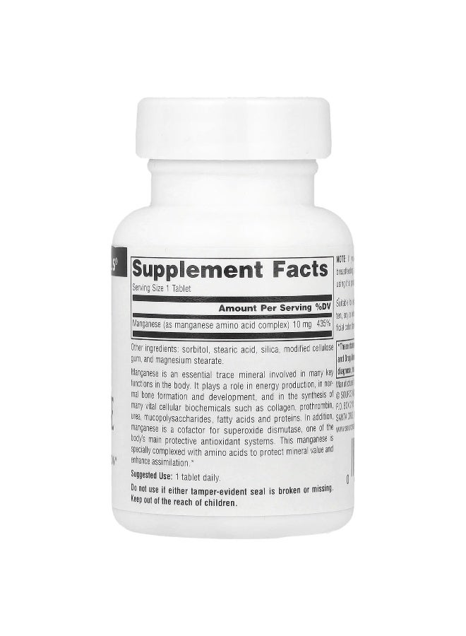 Source Naturals Source Naturals, Manganese , 10 mg, 100 Tablets  - Image 2