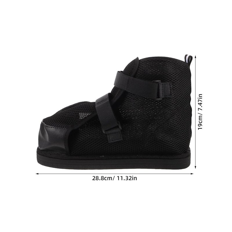 Cast Boot: Closed Toe Walking Shoe - Breathable Broken Toe Cover for Women Men Summer Universal Right Left Foot Injuries Fracture Support (L) - Image 2