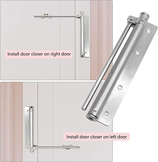 VATTU Door Closers to Convert Hinged Doors to SelfClosing for Light Weight Door ResidentialCommercial Purpose Safety Spring Door Closer Weather Stripping Draft Stopper Soft Closing - Image 3