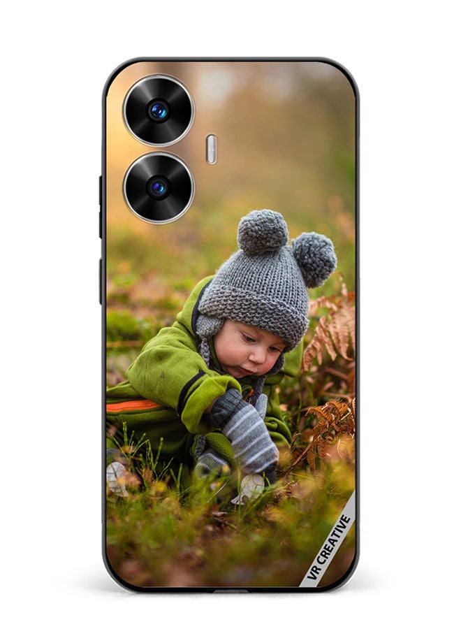 VR CREATIVE Protective Case Cover For Realme C55 Crawl Baby Design Multicolour - Image 1