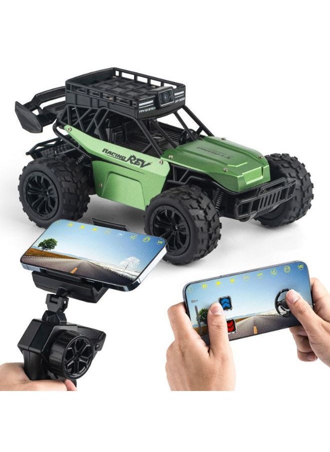 Generic - Fpv Remote Control Car | 2.4G RC Rechargeable Remote Control Racing Car | RC Car With 1080p Hd Fpv WiFi Camera Dual Voice conversation | Wireless  Dual Control With Remote & Phone | Rc truck crawler - Image 1