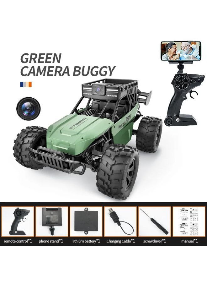 Generic - Fpv Remote Control Car | 2.4G RC Rechargeable Remote Control Racing Car | RC Car With 1080p Hd Fpv WiFi Camera Dual Voice conversation | Wireless  Dual Control With Remote & Phone | Rc truck crawler - Image 1