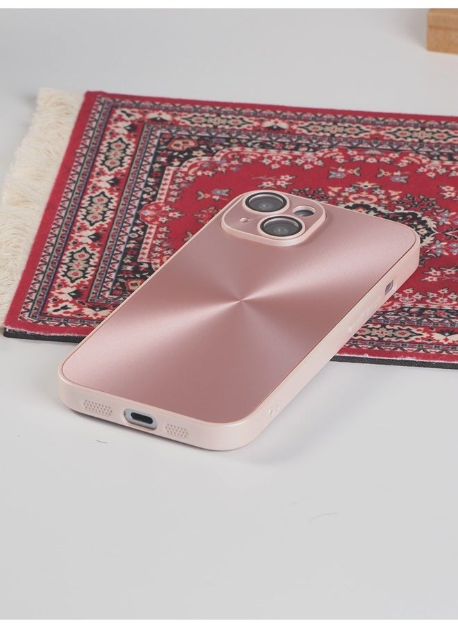 ShebSheb - for iPhone 15 Case, Glossy Coating Phone Cases with Camera Lens Protector Soft TPU Shockproof Protective Cover - Image 1