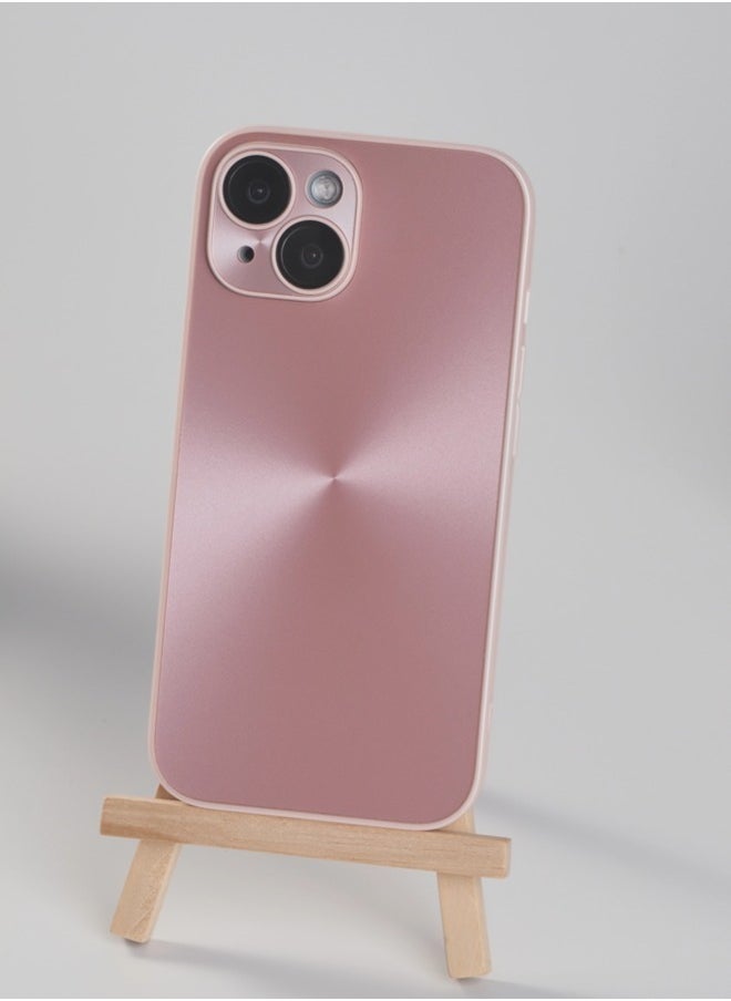 ShebSheb - for iPhone 15 Case, Glossy Coating Phone Cases with Camera Lens Protector Soft TPU Shockproof Protective Cover - Image 1