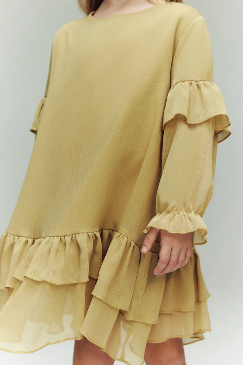 اتش اند ام Flounced Chiffon Dress