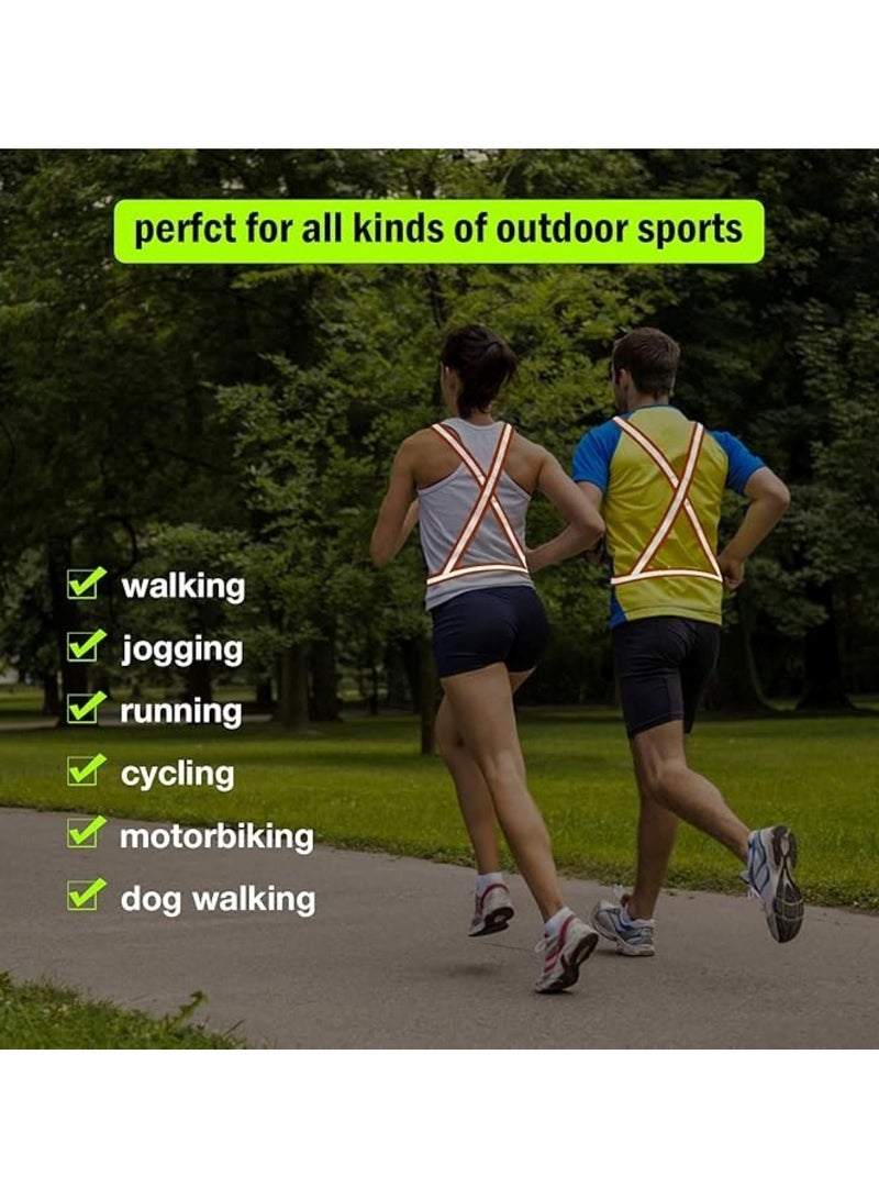 Huitich High-Visibility Reflective Safety Belt, Safety Waist Belt, and Safety Jacket Red - Image 5