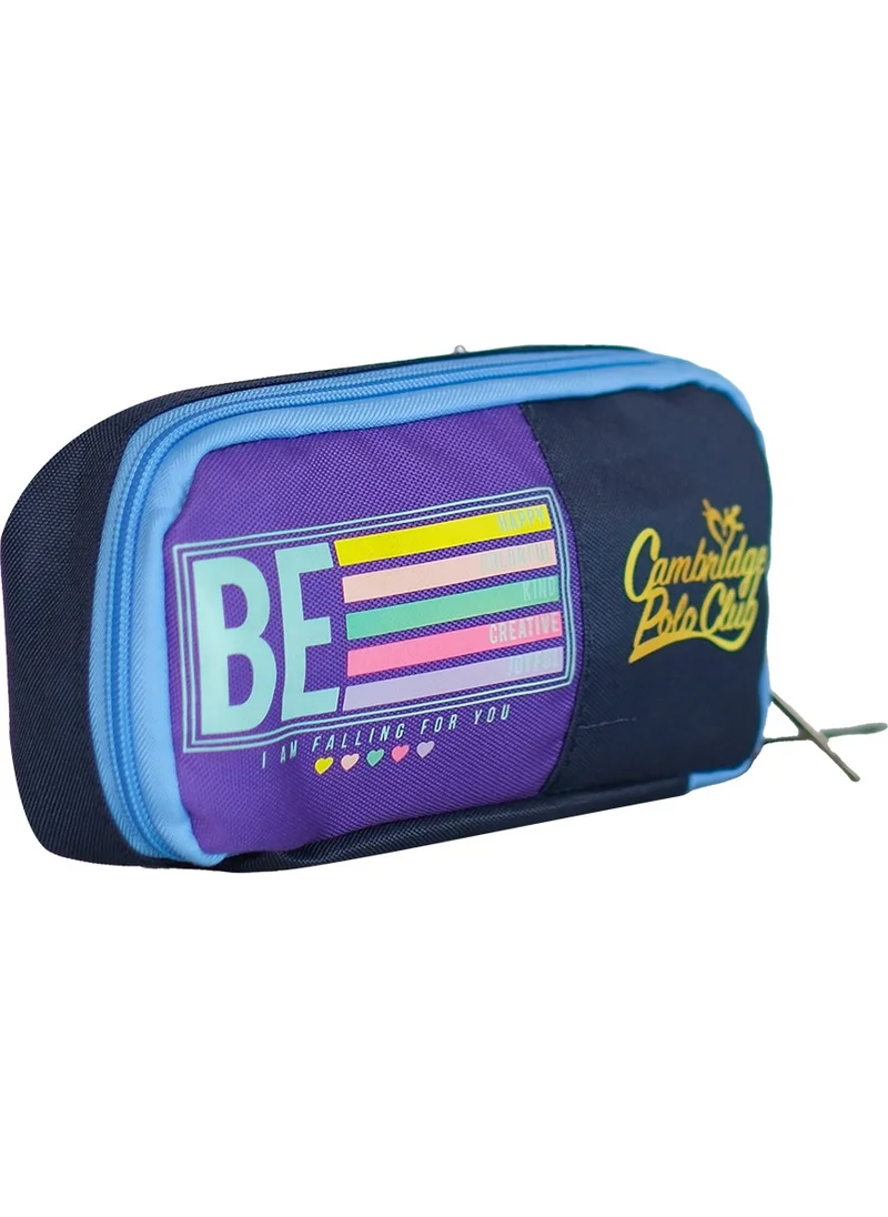 Cambridge Polo Club Be Happy Single Compartment Unisex Kids Pencil Case