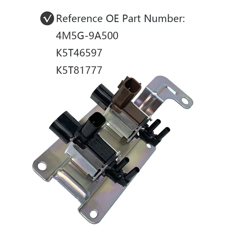 Generic Auztto Intake Manifold Vacuum Runner Solenoid Valve for Mazda CX-7 3 5 6 Replace 4M5G-9A500 K5T46597 K5T81777  - Image 2