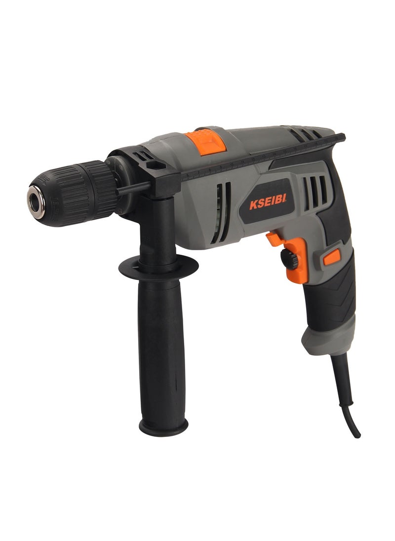 KSEIBI Impact Drill, 13mm Keyless, 580W, Variable Speed, Comfortable Handle, Perfect for Creating Clean Holes in Wood and DIY Projects, Metalworking and Woodworking.  - Image 1