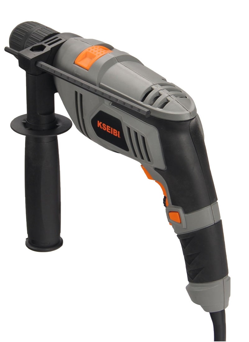 KSEIBI Impact Drill, 13mm Keyless, 580W, Variable Speed, Comfortable Handle, Perfect for Creating Clean Holes in Wood and DIY Projects, Metalworking and Woodworking.  - Image 2