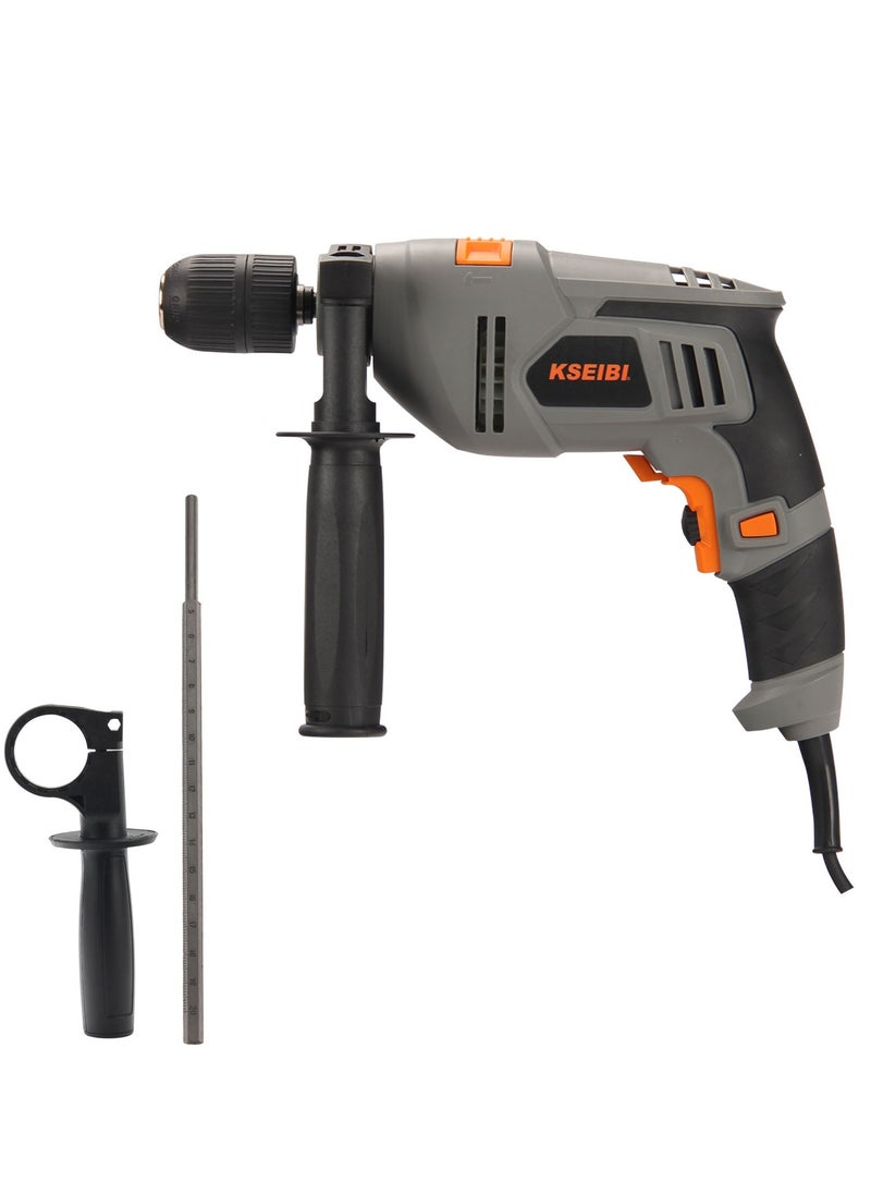 KSEIBI Impact Drill, 13mm Keyless, 580W, Variable Speed, Comfortable Handle, Perfect for Creating Clean Holes in Wood and DIY Projects, Metalworking and Woodworking.  - Image 3
