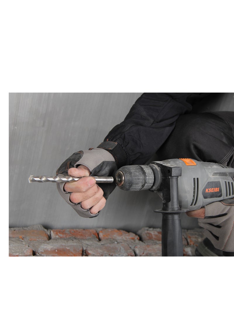 Impact Drill, 13mm Keyless, 580W, Variable Speed, Comfortable Handle, Perfect for Creating Clean Holes in Wood and DIY Projects, Metalworking and Woodworking.