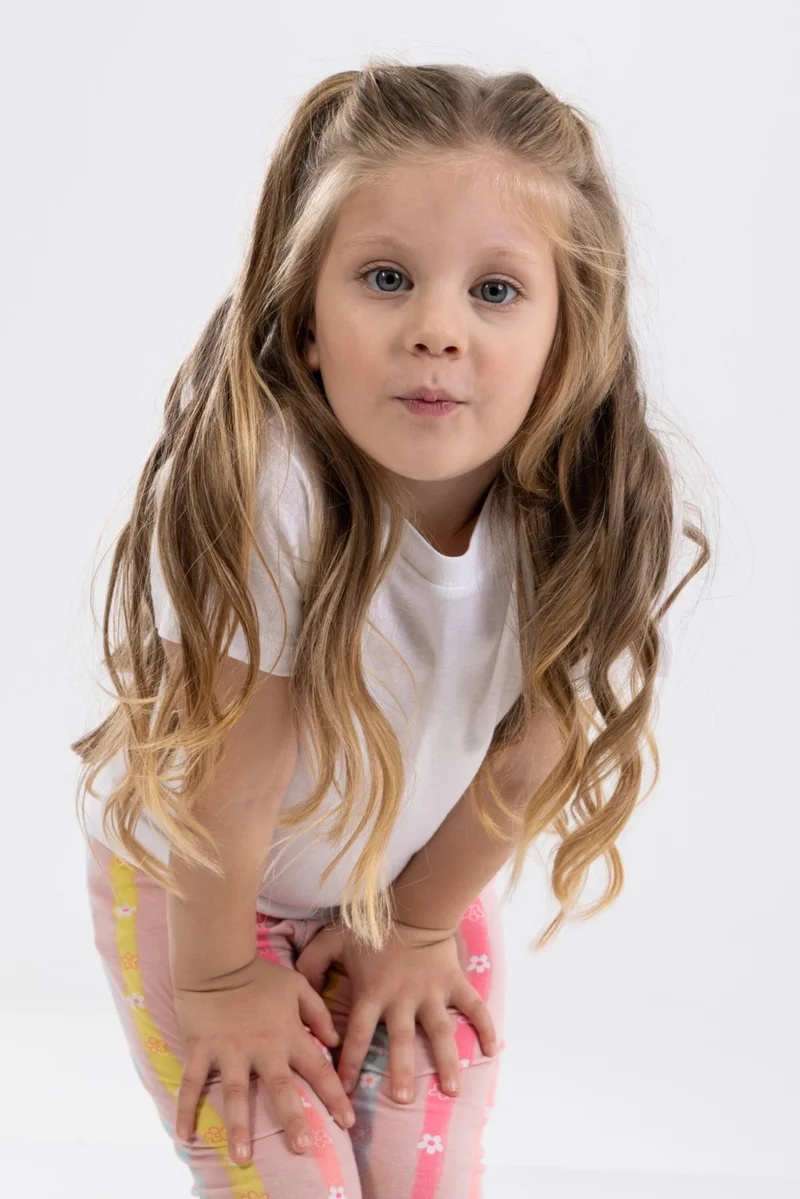 Baykar Girls Cotton Zero Collar Side Seamless Undershirt White