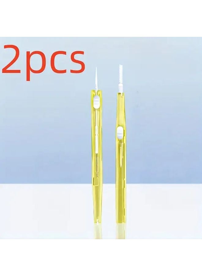 2 Piece Retractable Phone And Earphone Cleaning Brush Portable Collapsible Design - Image 4