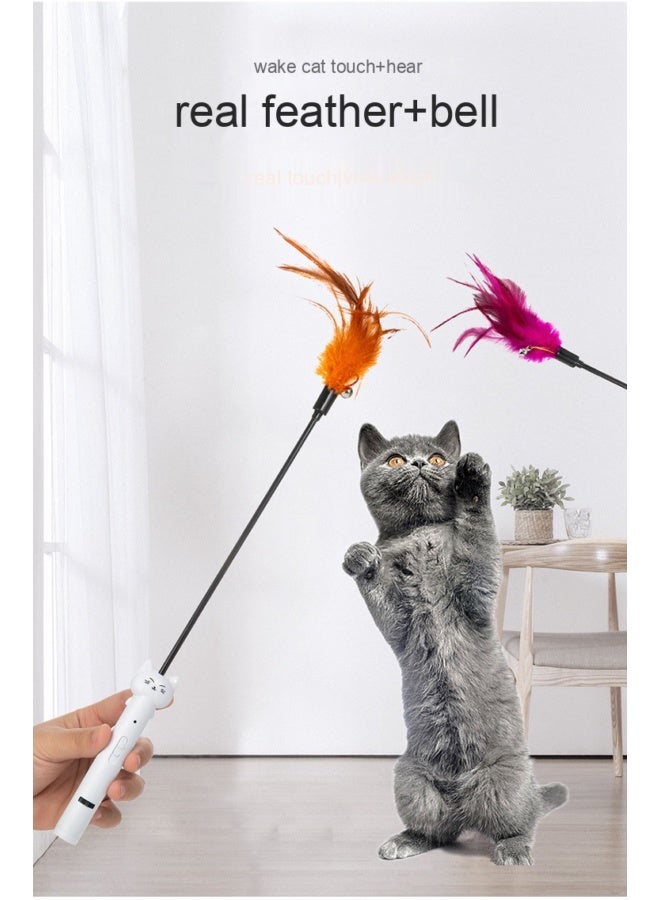 Pet Toy Laser Cat Wand with Multiple Patterns Infrared USB Charging - Image 4