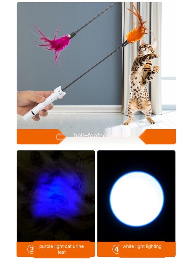 Pet Toy Laser Cat Wand with Multiple Patterns Infrared USB Charging - Image 3