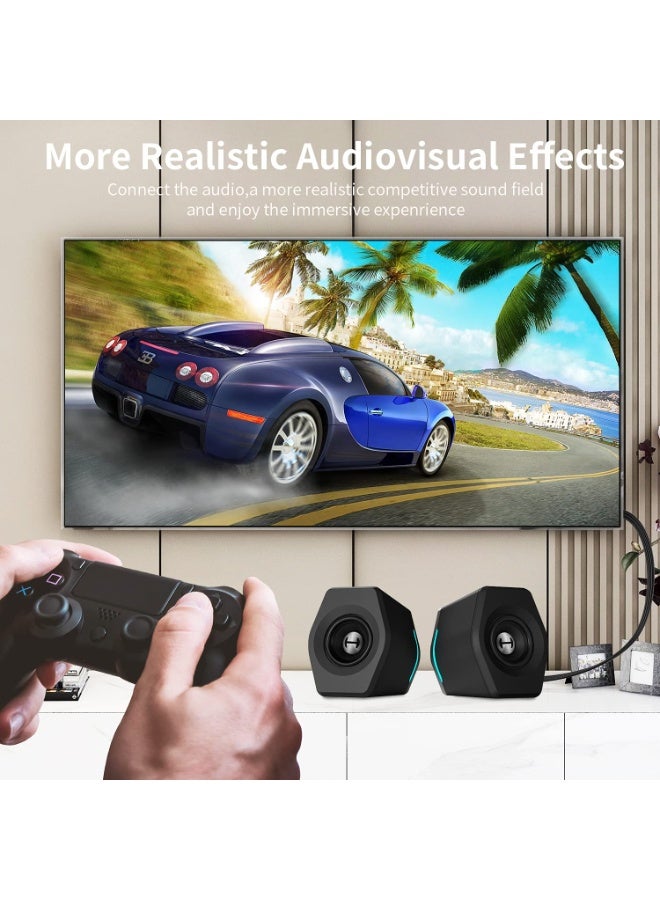 كابل صوت وصورة RCA بطول 20 متر – كابل 3RCA عالي الجودة للتلفاز، DVD، ومكبرات الصوت - Image 4