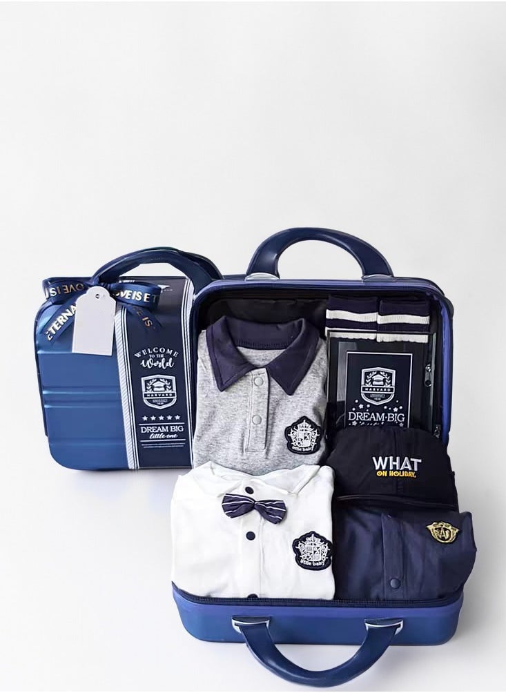 Newborn Baby Giftset with Half Sleeve Jumpsuits and Romper in Suitcase for 0-3M Boys and Girls - pzsku/Z365F776D0CDE33E1A95DZ/45/_/1711041359/22cc3a92-a34e-47d4-a287-0f188e28302b