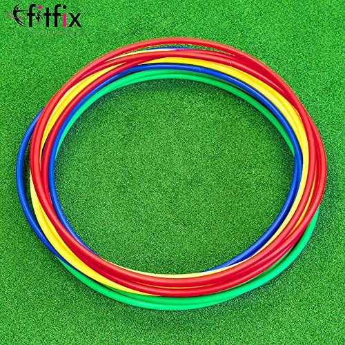 Fitfix® Welded Toy Hoop Exercise Ring for Fitness | Toy Hoop for Boys,Girls, Kids and Adults (Multi Color) (60 cm Diameter, Pack of 1 Pcs) Comes with Carry Bag - Image 5