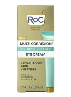 RoC Multi Correxion Hydrate  Plump Eye Cream 0.5 fl oz 15 ml  - Image 2