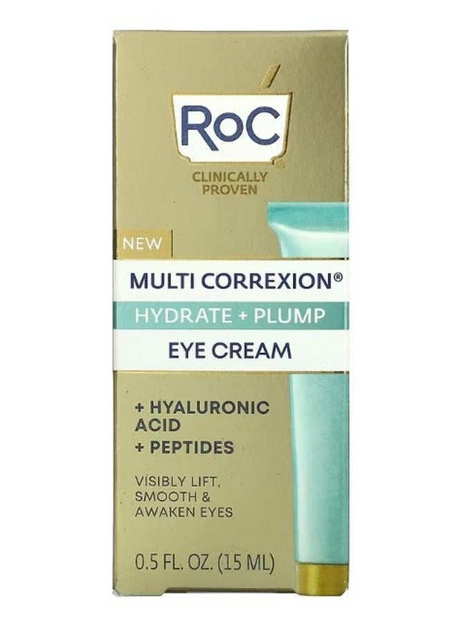 RoC Multi Correxion Hydrate  Plump Eye Cream 0.5 fl oz 15 ml - Image 2