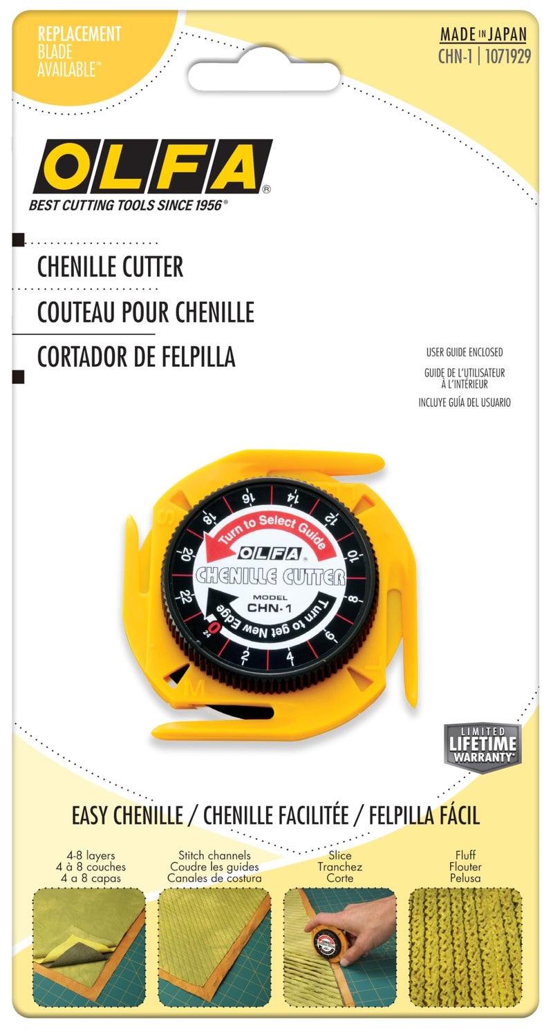 OLFA Chenille Cutter, Yellow (CHN1) - Image 1