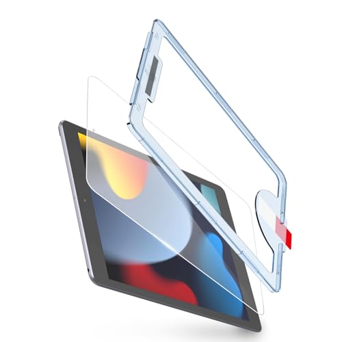 bersem Screen Protector Compatible with iPad 9th/8th/7th 10.2 Inch (2021&2020&2019 Models) Tempered Glass, Ultra Clear, Anti-Scratch, Case Friendly, EZ Kit, 1 Pack - Image 1