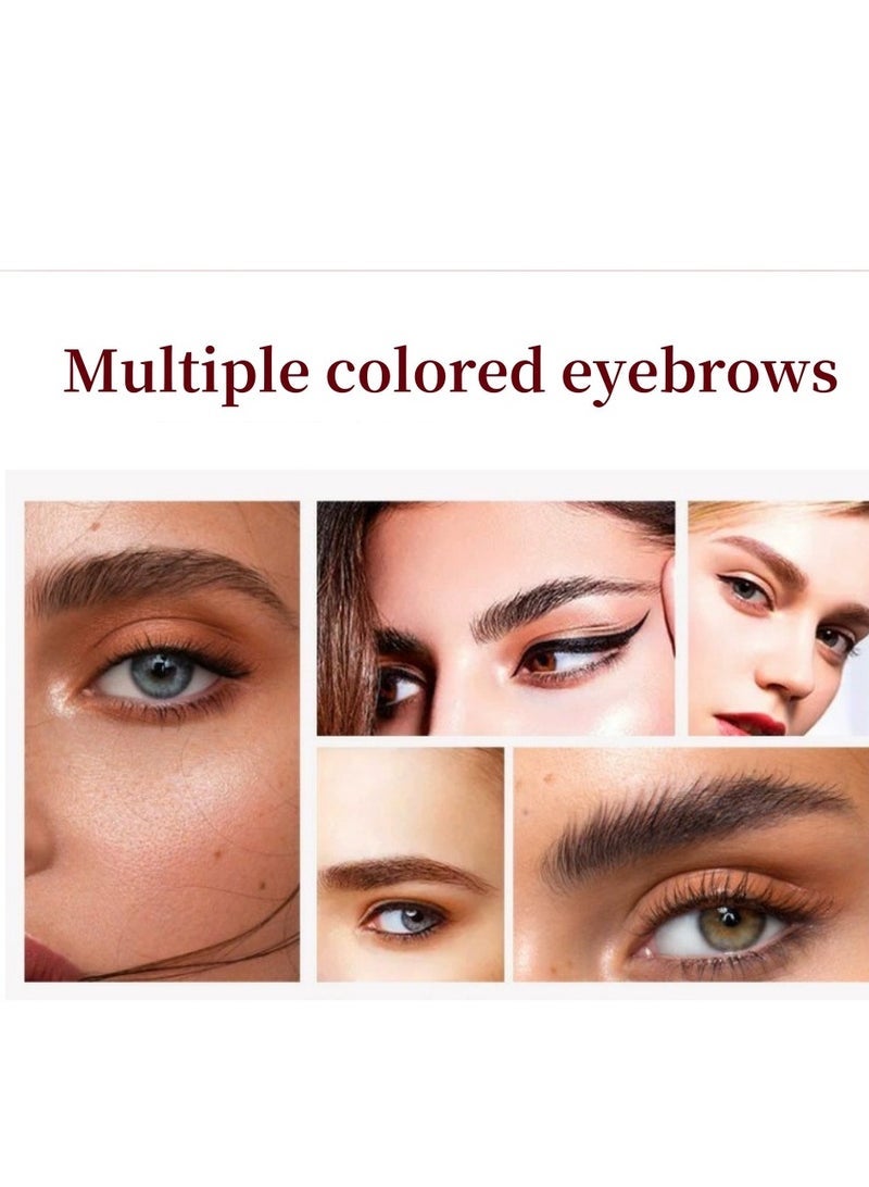 Generic 2-In-1 Eyelash & Eyebrow Tint Dye Kit, Professional Lash & Brow Color Kit, Lasting for 6 Weeks DIY Hair Coloring for Salon Home Use 10ml (Brown)  - Image 4