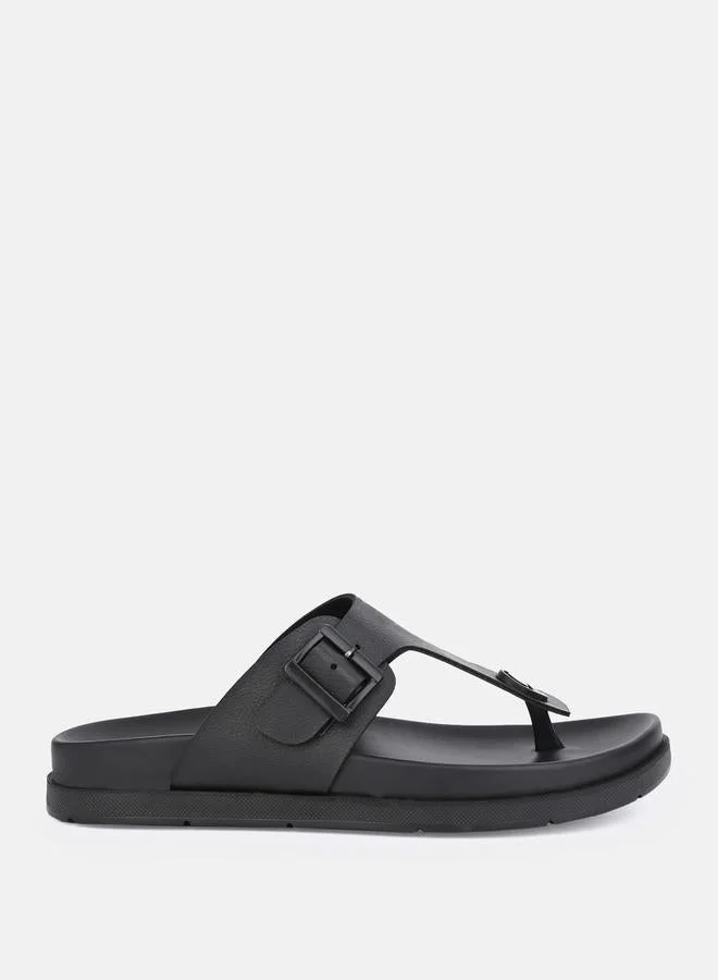 Styli  Buckle T Strap Comfort Sandals