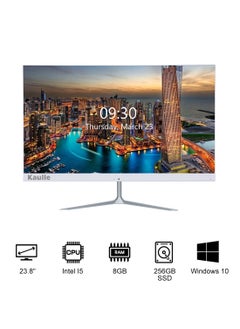Kaulle All In One PC 23.8 Inch All In One Computer,Intel Core I5 3320M Processor,8 GB Ram,256 GB SSD,With Keyboard And Mouse Windows 10 Pro All In One Desktop Computer White KLY238B2  - Image 1