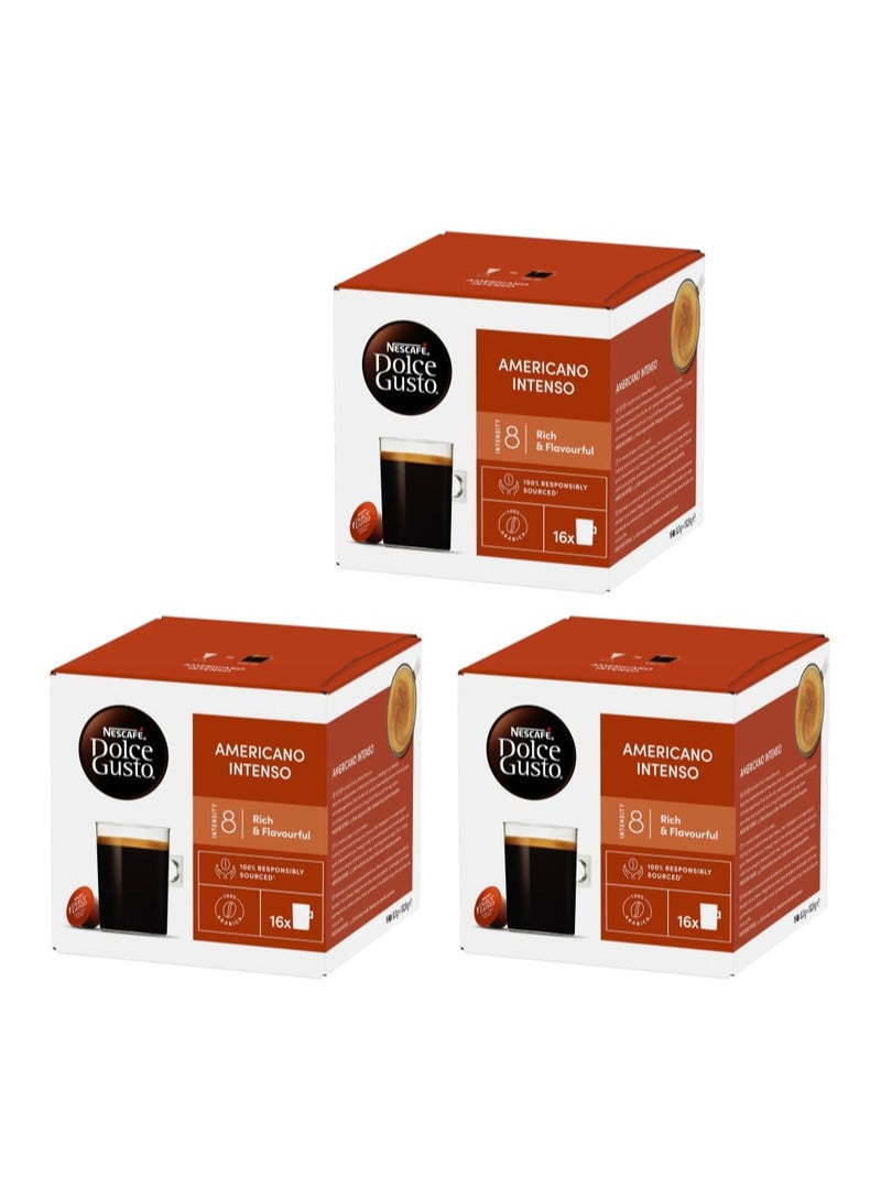 دولسي قوستو دولتشي قوستو أمريكانو انتينسو 16 كبسولة - عبوة من 3 قطع - Image 1