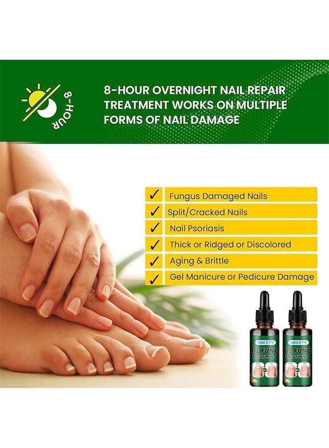 HBESTY 7 Days Nail Fungus Treatment, Moisturize the Cuticle & Strengthen Nails and Helps Nails Healthy Grow Nail Repair Treatment Solution Restoring Healthy Nails 30ml - Image 5