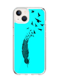 Classic Clear Case for Apple iPhone 15 Hybrid Soft Case Flexible Edges Anti Drop TPU PC Gel Thin Transparent Cover [ Designed for Apple iPhone 15 ] - Birds Of A Feather Full Print