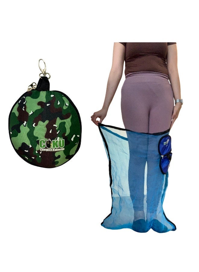 coku Compact Small Kulambo Mosquito Net – Foldable, Portable, Easy Setup Insect Protection, Knee Length - Proudly Made in the Philippines - Image 1
