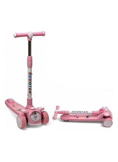 AL BADER Highway Kick Scooter, PVC Blaze Pro Scooter, Foldable Storm Ride Scooter, Adjustable Handle Kick Scooter, Lightweight Non-Slip Dec, Gift Outdoor Toys for Baby Toddler  - Image 1