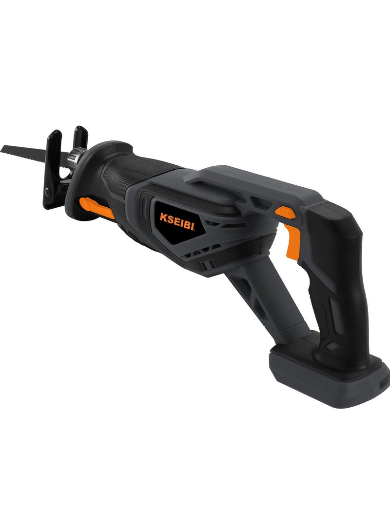 KSEIBI Cordless Reciprocating Saw 20V, Variable Speed 0-3800 SPM, (TOOL ONLY) Tool-Free Blade Change, Power Reciprocating Saws with Saw Blades for Wood, Metal, Plastic, PVC, Soft Metal Cutting.  - Image 2