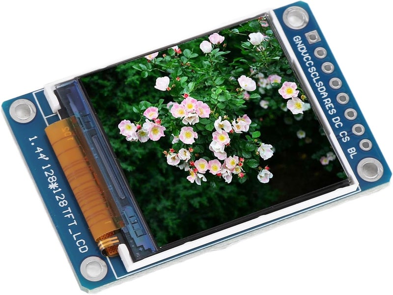 1.44 Inch LCD Display Screen, 128RGB x 128 Resolution, Serial Peripheral Interface - High Stability with ST7735S Driver IC, Compact Size for Embedded Projects - Image 4