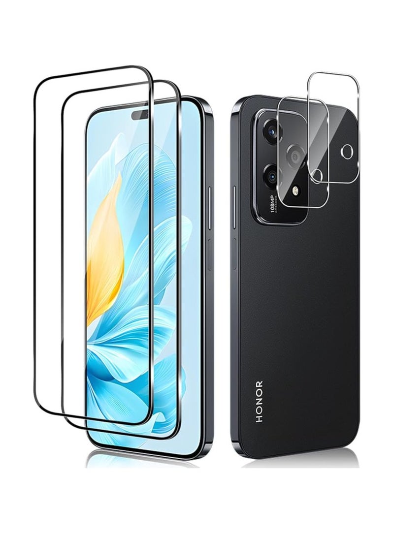 general Honor 200 Lite Tempered Glass Protector, 2 Camera Protectors, 9H Hardness Screen Protectors, HD Camera Protectors - Image 1