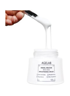 Age Lab Snail Mucin All-In-One Brightening And Firming Cream Hydrating, Anti-Aging, & Wrinkle-Reducing Korean Skincare, Evens Skin Tone & Boosts Elasticity Ideal for Sensitive Skin - 60g  - Image 2