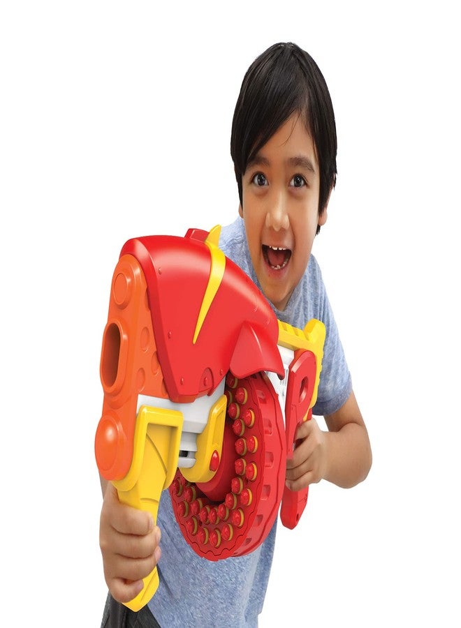 Ryan's World Foam Dart Tag Renegade Rapid Fire Barrel Blaster , Red - Image 5