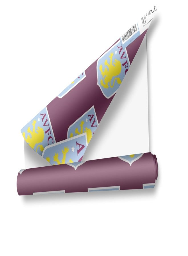 Danilo Promotions LTD Aston Villa FC Wrapping Paper 2 Sheets 2 Tags, Aston Villa Football Gift Wrap - Image 4
